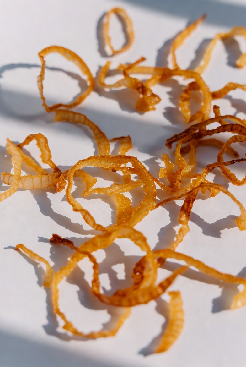 Хрустящий жареный лук